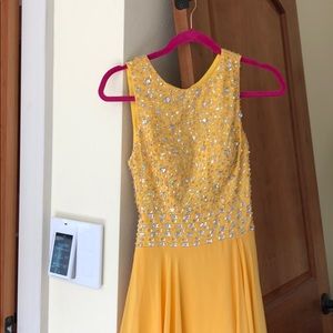 Yellow Pageant/Prom Dress